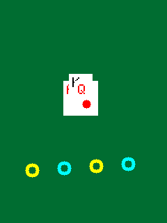 Texas Hold'em on the TFT shield, played by the CPU